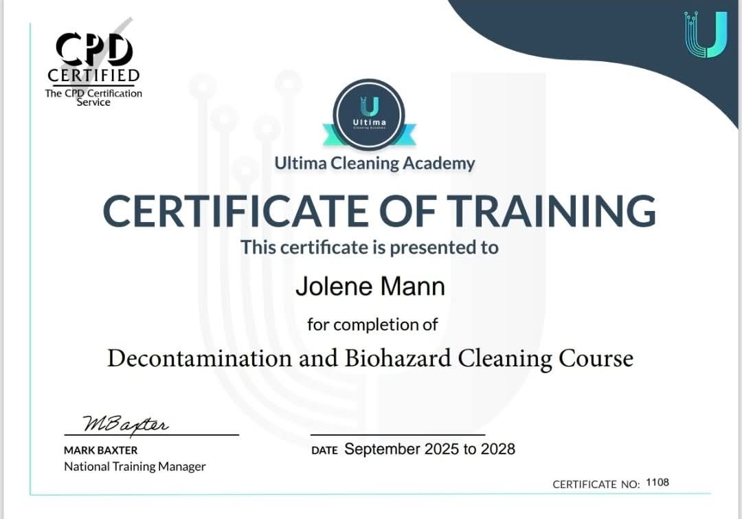 Decontamination and Biohazard Cleaning