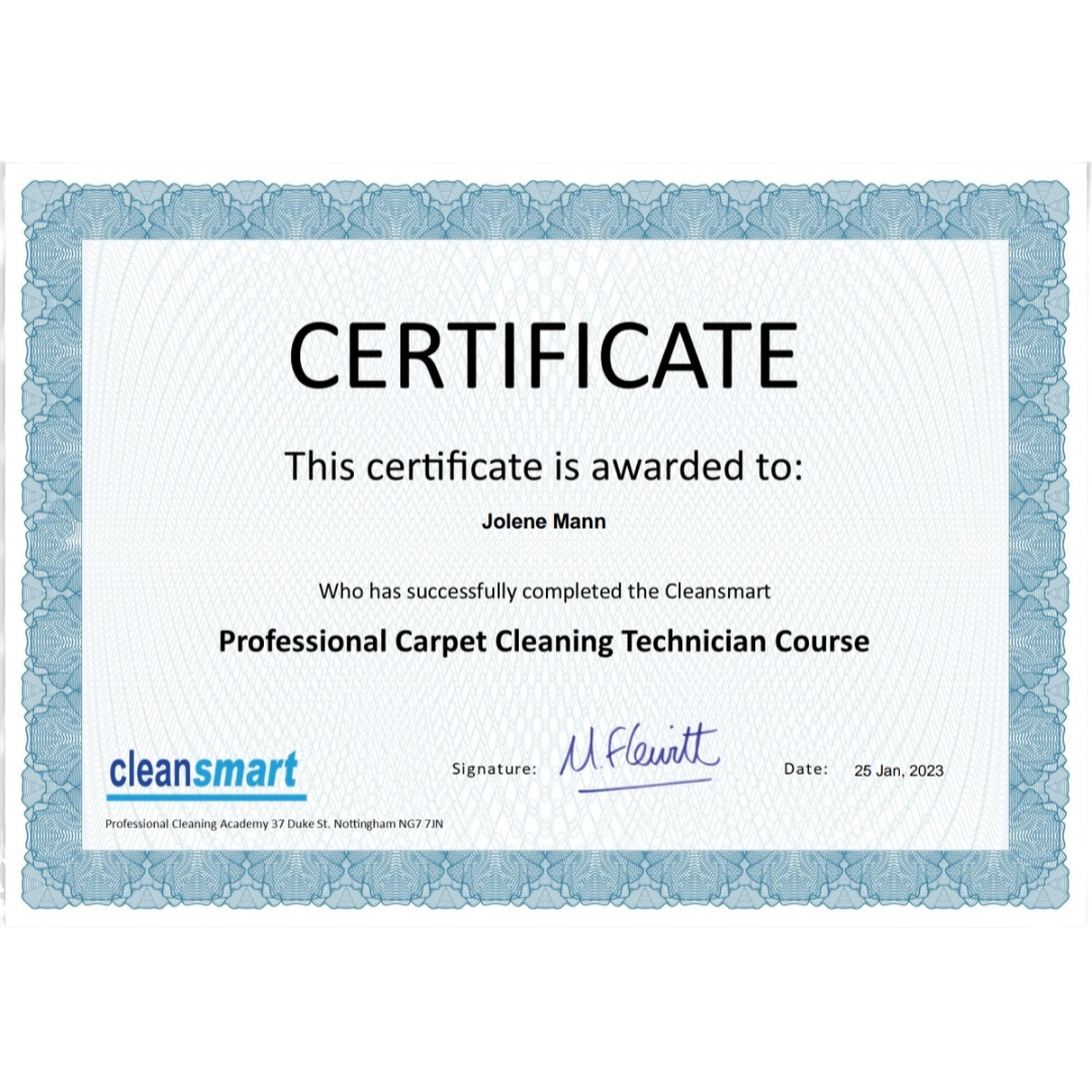 Carpet Cleaning Technician