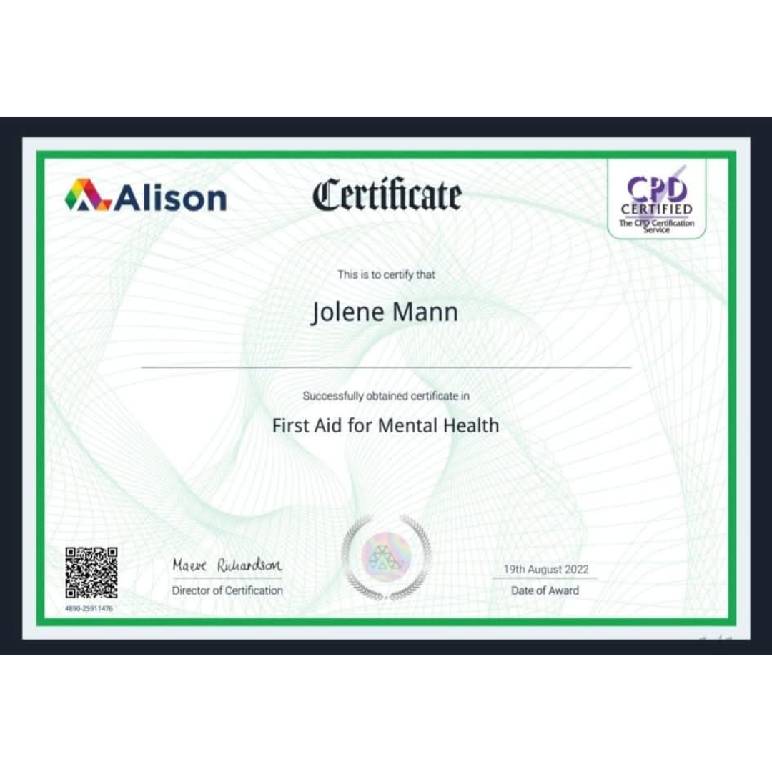 First Aid for Mental Health